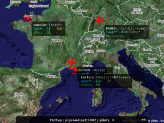 Flightgear Server Online Map Fgmap - Flightgear Online Map